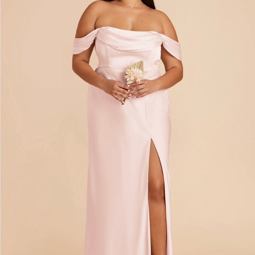 Birdy Grey Mia Dress
Matte Satin Pale Blush